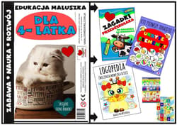 Edukacja maluszka - Zestaw książek dla 4 latka - Praca zbiorowa