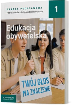 Edukacja obywatelska 1 Podręcznik Zakres podstawowy Liceum i technikum - Beata Surmacz, Maleska Jan