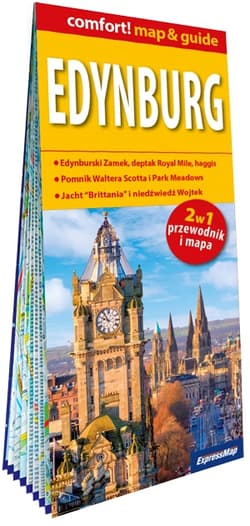 Edynburg  map&guide laminat 2025 - Opracowanie Zbiorowe