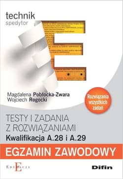 Egzamin zawodowy Testy i zadania z rozwiązaniami A.28 i A.29