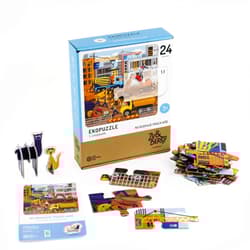 Ekopuzzle dwuelementowe Na budowie praca wre