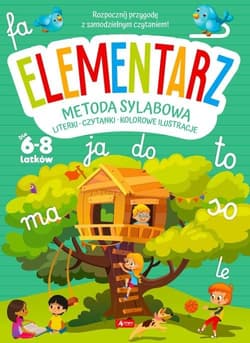 Elementarz metodą sylabową Literki Czytanki Kolorowe ilustracje