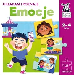 Emocje Układam i poznaję Kapitan Nauka 2-4 lata - Justyna Karaszewska
