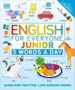 English for Everyone Junior 5 Words a Day. Learn and Practise 1,000 English Words wer. angielska - Opracowanie Zbiorowe