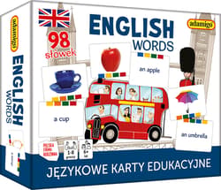 English words - językowe karty edukacyjne
