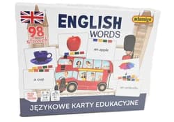 English words - językowe karty edukacyjne
