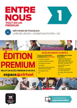 Entre nous 1 Podręcznik z ćwiczeniami PREMIUM - Opracowanie Zbiorowe
