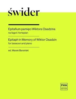 Epitafium pamięci Wiktora Osadzina na fagot i... - Józef Świder