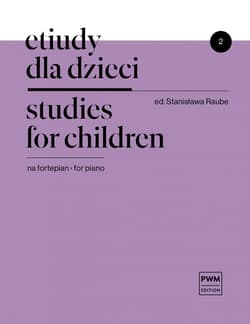 Etiudy dla dzieci na fortepian 2 - Raube Stanisława