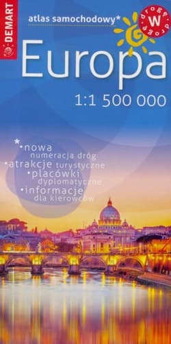Europa Atlas samochodowy 1:1 500 000 - Opracowanie Zbiorowe
