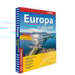 Europa Atlas Samochodowy 1:800 000 2024/2025 - Opracowanie Zbiorowe