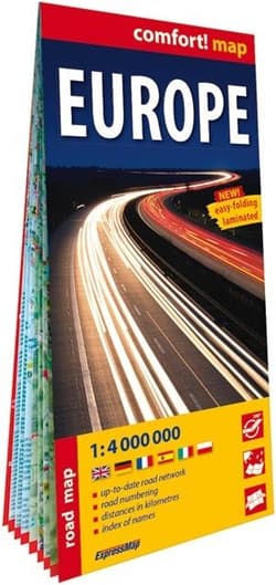 Europa (Europe) laminowana mapa samochodowa... - Praca zbiorowa