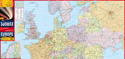 Galeria - zdjęcie nr. 2 - Europa laminowana mapa samochodowa 1:4 000 000