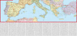 Galeria - zdjęcie nr. 3 - Europa laminowana mapa samochodowa 1:4 000 000