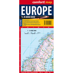 Galeria - zdjęcie nr. 5 - Europa laminowana mapa samochodowa 1:4 000 000