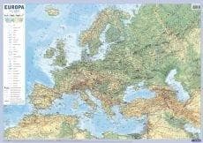 Europa mapa fizyczno-polityczna ścienna - Praca zbiorowa