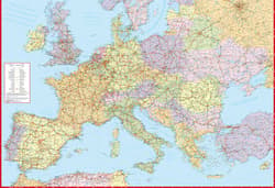 Galeria - zdjęcie nr. 4 - Europa mapa samochodowa 1:4 000 000 papier 2024