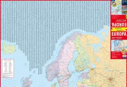 Galeria - zdjęcie nr. 3 - Europa mapa samochodowa 1:4 000 000 papier 2024