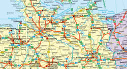 Galeria - zdjęcie nr. 2 - Europa mapa samochodowa 1:4 000 000 papier 2024