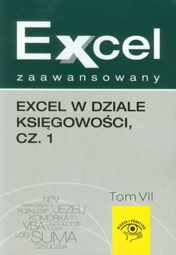 Excel zaawansowany Tom 7 Excel w dziale księgowości część 1 - Kudliński Jakub