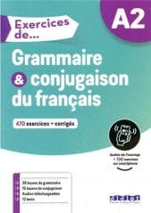 Exercices de Grammaire et conjugaison A2 + online - Praca zbiorowa