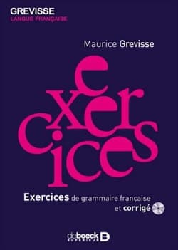 Exercices de grammaire francais et corrige + CD - Maurice Grevisse