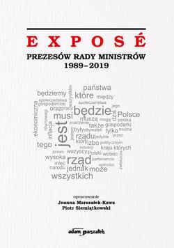 Expose Prezesów Rady Ministrów 1989-2019 - Piotr Siemiątkowski, Joanna Marszałek-Kawa