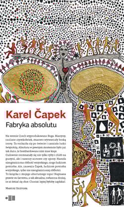 Fabryka absolutu - Karel Capek
