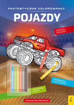 Fantastyczne kolorowanki z kredkami Pojazdy - Opracowanie Zbiorowe