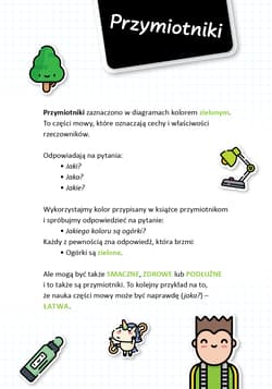 Galeria - zdjęcie nr. 3 - Fantastyczne zakreślanki gramatyczne zbiór zadań rozwijających koncentrację i wiedzę o częściach mowy dla dzieci