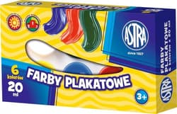 Farby plakatowe 6szt.