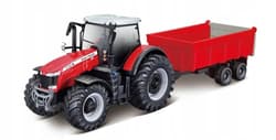 Farm Tractor Fergusson 8740S + wywrotka BBURAGO