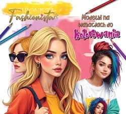 Fashionista. Modelki na wakacjach do kolorowania - Praca zbiorowa