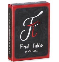 Final Table  - czarna talia kart