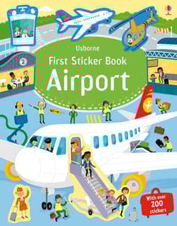 First Sticker Book. Airport wer. angielska - Sam Smith, Wesley Robins
