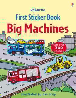First Sticker Book. Big Machines wer. angielska - Sam Taplin