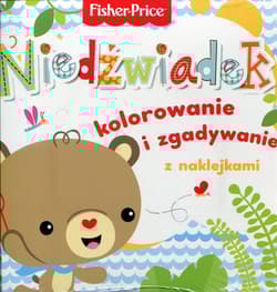 Fisher Price Kolorowanka podłogowa Niedźwiadek kolorowanie i zgadywanie z naklejkami