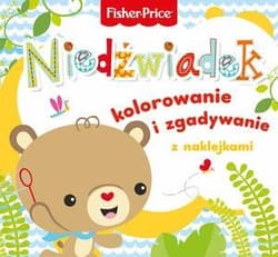 Fisher Price Kolorowanka podłogowa Niedźwiadek kolorowanie i zgadywanie z naklejkami