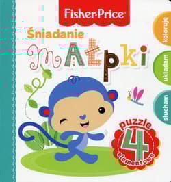 Fisher Price Puzzle Śniadanie małpki