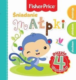 Fisher Price Puzzle Śniadanie małpki