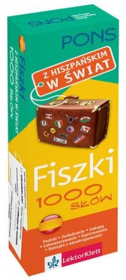 Fiszki 1000 słów Z hiszpańskim w świat PONS - Praca zbiorowa