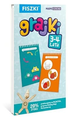 Fiszki grajki 3 - 4 lata - Kinga Perczyńska