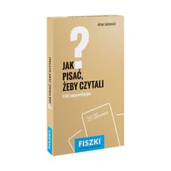 Fiszki Jak pisać żeby czytali - Artur Jabłoński