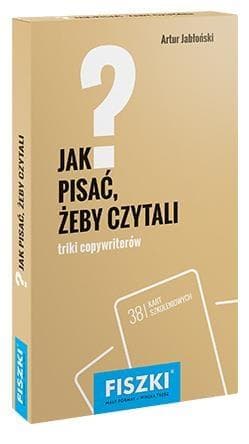 Fiszki Jak pisać żeby czytali - Artur Jabłoński