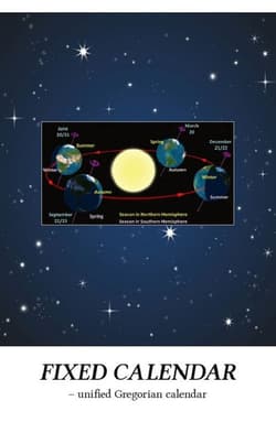 Fixed Calendar unified Gregorian calendar - Szymański Kostka Stanisław