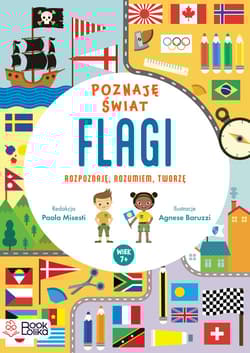 Flagi Poznaję świat z naklejkami - Misesti Paola
