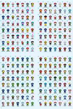 Galeria - zdjęcie nr. 2 - Flagi świata Kolorowanka piłkarska z naklejkami