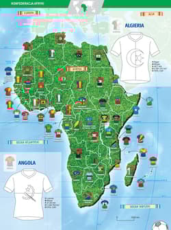 Galeria - zdjęcie nr. 3 - Flagi świata Kolorowanka piłkarska z naklejkami