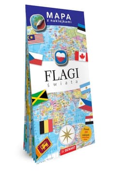Flagi świata. Mapy z naklejkami - Piotr Wójcik