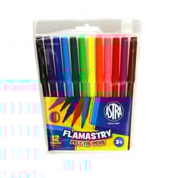 FLAMASTRY 12 KOLORÓW ASTRA